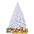 thumbnail image 1 of Gymax 9ft White Christmas Tree Classic Pine Tree PVC Material Thicken Tips(White), 1 of 8