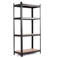 thumbnail image 1 of Gymax Adjustable Heavy Duty 4 Level Garage Tool Shelf Storage 1600lbs Black, 1 of 8