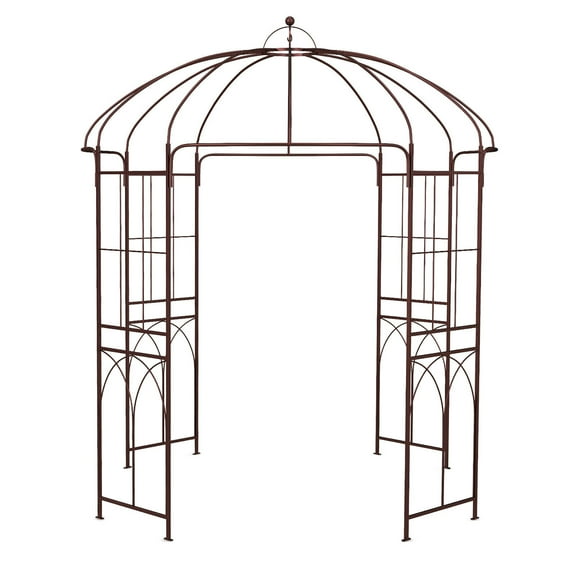 Gymax Birdcage Shape Garden Arbor Pergola Climbing Plants Stand Rack for Wedding Party