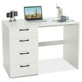 thumbnail image 1 of Gymax Computer Desk Study Writing Workstation Vanity Table Home Office w/ 4 Drawers, 1 of 10