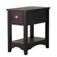 thumbnail image 1 of Gymax Contemporary Chair Side End Table Compact Table w/ Drawer Nightstand Espresso, 1 of 10