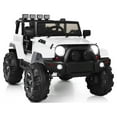 thumbnail image 1 of Gymax Electric 12V Kids Ride-on Car Truck Parent Control with 2.4 GHZ Remote Control White, 1 of 10