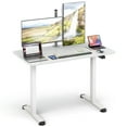 thumbnail image 1 of Gymax Electric Standing Desk Adjustable Stand up Computer Desk Anti-collision White, 1 of 10