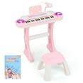 thumbnail image 1 of Gymax Electronic Kids Piano Toy 37 Keys Piano Keyboard w/ Detachable Legs Stool, 1 of 10