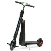 Gymax Foldable Electric Bike Double Use Scooter Kick Scooter w/ Adjustable Height