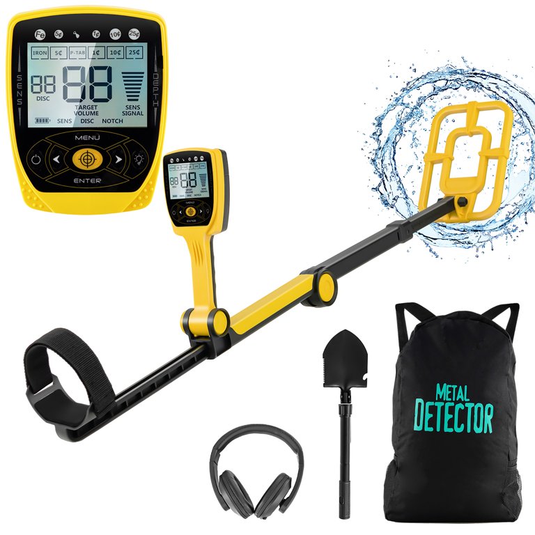 Gymax Professional & Waterproof Foldable Metal Detector for Adults