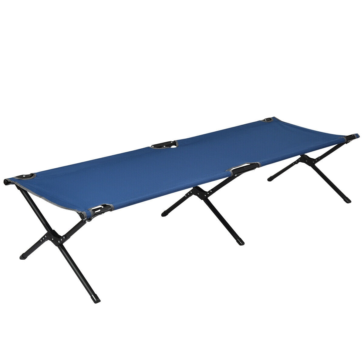 Gymax Folding Camping Cot & Bed Heavy-Duty for Adults Kids w