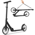thumbnail image 1 of Gymax Folding Kick Scooter Lightweight Sports Scooter for Teens Adult W/Strap 8'' Wheel Black, 1 of 10
