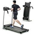 Gymax Folding Treadmill for Home Walking Running Machine w/ 12 Preset ...