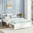 thumbnail image 1 of Gymax Full Size Bed Frame w/ Headboard Wood Slat Support No Box Spring Needed, 1 of 10