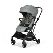 Gymax Grey 2-in-1 Convertible Baby Stroller Pushchair Aluminum w/ Adjustable Canopy