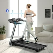 Gymax Italy Designer Running Machine Electric Folding Treadmill with Heart Rate Belt