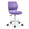 thumbnail image 1 of Gymax Kids Desk Chair Ergonomic Swivel Children Mesh Study Height Adjustable Purple, 1 of 9