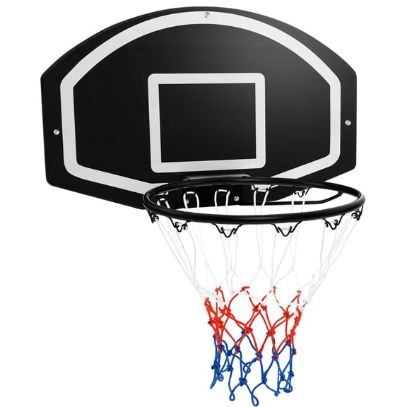 Gymax Large Wall Mounted Basketball Hoop W/28.5'' x 18'' Shatterproof Backboard Toy Gift