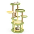 thumbnail image 1 of Gymax Multi-level Cat Tree w/ Wide Perch Rotatable Basket Removable Soft Cushions, 1 of 10