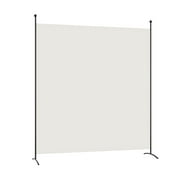 Gymax Office Home Single Panel Room Divider Privacy Partition Screen Beige
