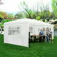 thumbnail image 1 of Gymax Outdoor 10'x20' Canopy Tent Heavy Duty Wedding Party Tent W/4 Sidewalls & Window, 1 of 10