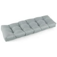 thumbnail image 1 of Gymax Outdoor Indoor Bench Cushion Patio Chair Cushion 52'' x 19.5'' x 6'' Grey, 1 of 10