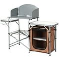 thumbnail image 1 of Gymax Outdoor Kitchen Foldable Grilling Stand Portable Camping Grill Table BBQ Table, 1 of 10