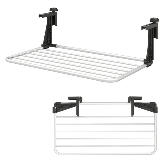 Gymax Portable Clothes Drying Rack w/Adjustable & Foldable Brackets Radiator Airer