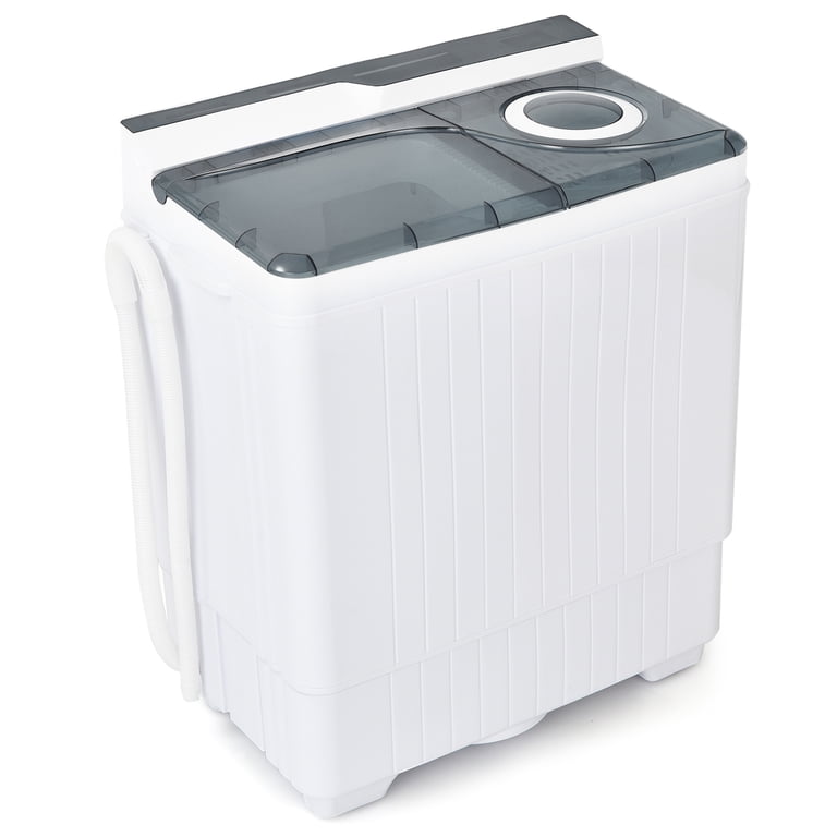 Gymax Portable Semi-automatic Washing Machine 26 lbs Twin Tub
