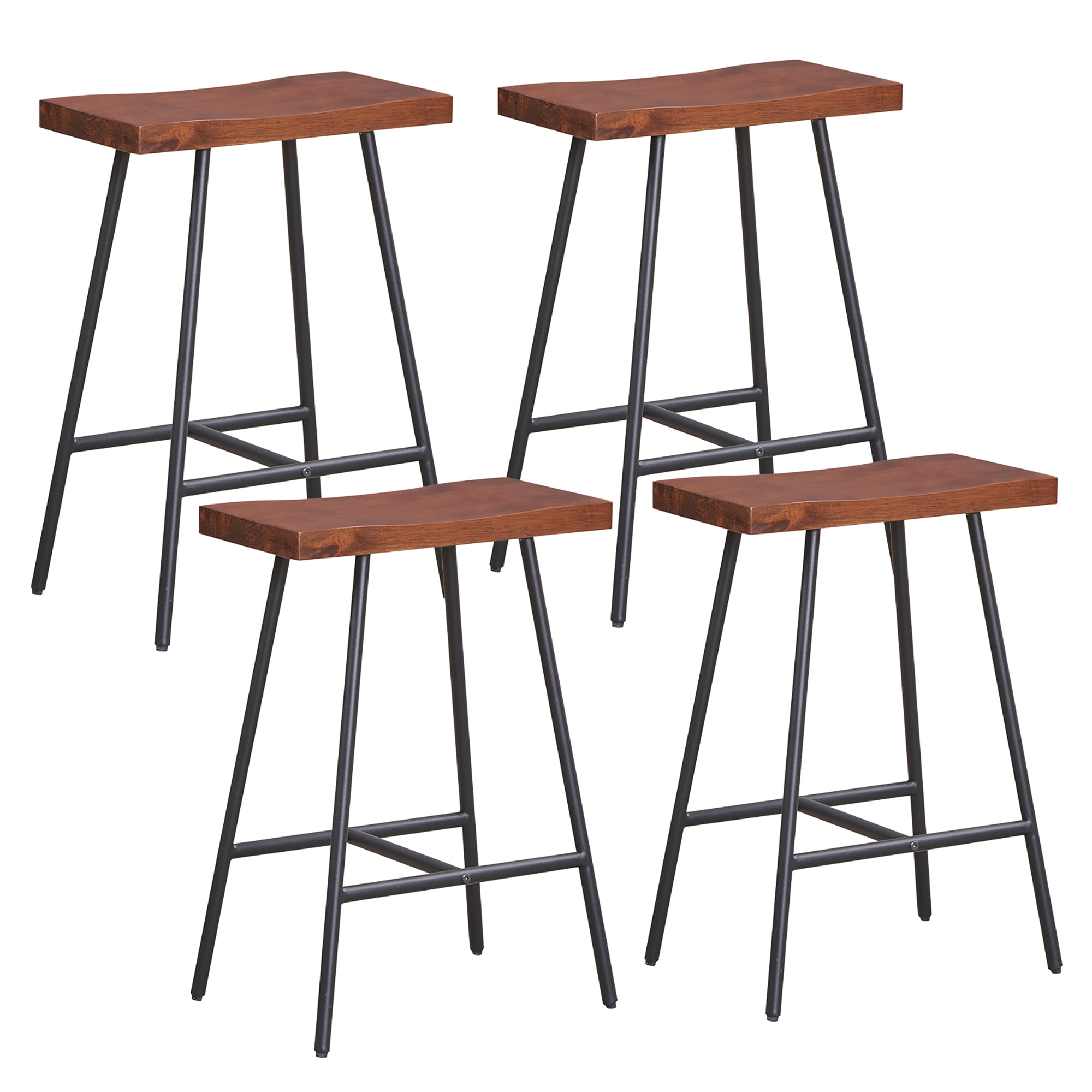 【新品・未開封】EL STOOL SHEET GARAKUDAver. Gymax Saddle-Seat Bar Stool 4 Set Counter Height Bar Stools