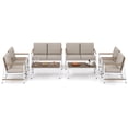 thumbnail image 1 of Gymax Set Of 8 Patio Furniture Set Patio Loveseat Sofa w/ 2 Coffee Table 4 Single Couch, 1 of 10