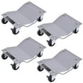 thumbnail image 1 of Gymax Set Tire Wheel Dolly Vehicle Car Auto Repair Moving Diamond, 1 of 7