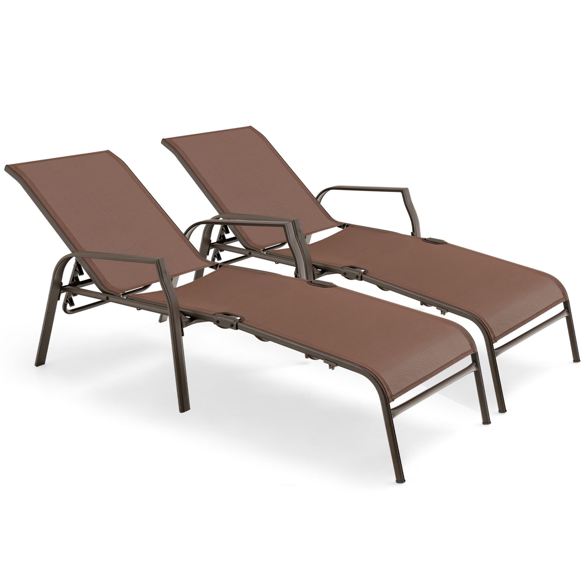 BY4050138 Hi Back Folding  Chaise Lounge