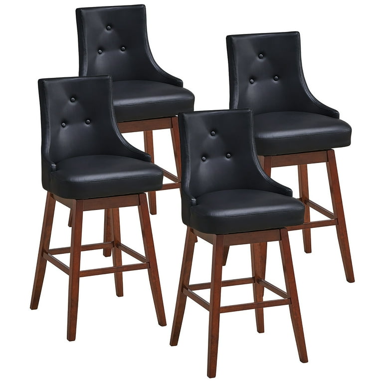 Four legged 2024 swivel bar stools