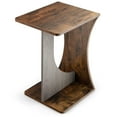 thumbnail image 1 of Gymax Side Table 2 Tier Sofa Couch Table Compact C-shape End Table Snack Coffee Table, 1 of 9