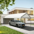 thumbnail image 1 of Gymax Steel Frame Party Tent Canopy Shelter Portable Car Carport Garage Cover, 1 of 10