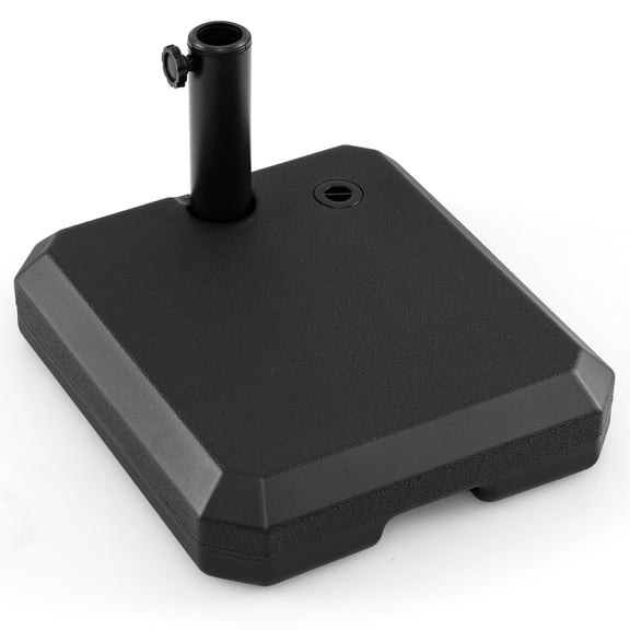 Gymax Umbrella Base for Half Patio Umbrellas Water & Sand Fillable Umbrella Stand