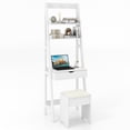 thumbnail image 1 of Gymax Vanity Desk w/ Flip-up Mirror and Stool w/ 6 Compartments, 1 of 10
