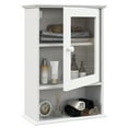 thumbnail image 1 of Gymax Wall Mounted Bathroom Cabinet Storage Organize Hanging Medicine Adjustable Shelf, 1 of 10