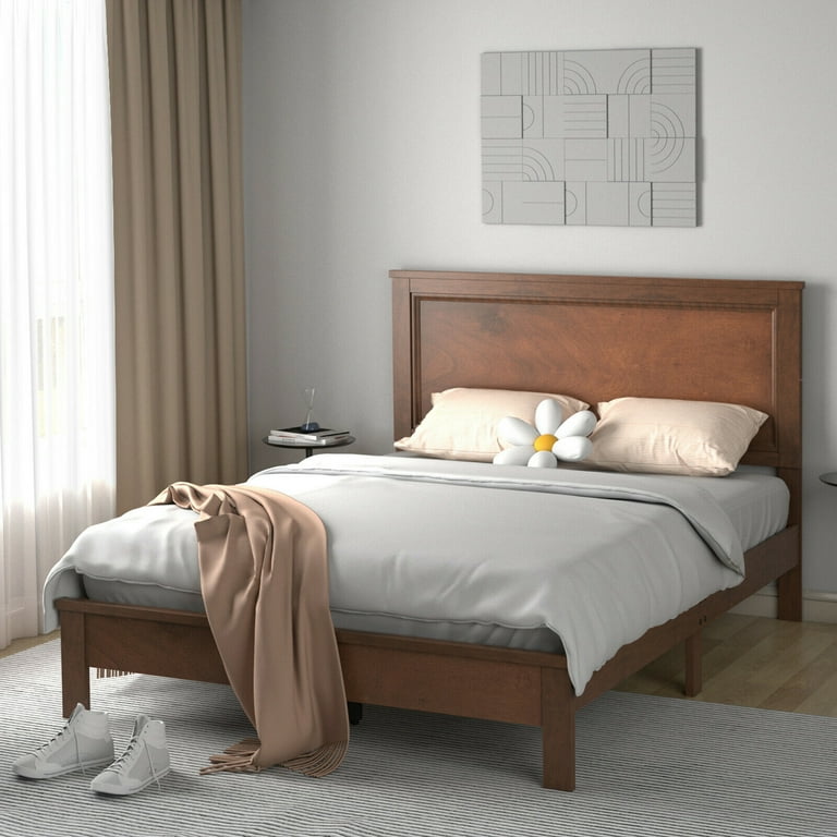 Walnut bed sale legs