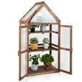 thumbnail image 1 of Gymax Wooden Cold Frame Greenhouse Raised Planter Protection for Vegetable and Flower, 1 of 9