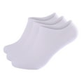 thumbnail image 1 of Gymayou 3 Pairs No Show Socks Men Low Cut Ankle Short Casual Non Slip Socks Z02/White M, 1 of 2