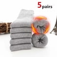 thumbnail image 1 of Gymayou 5 Pack Cotton Sock For Women Thick Warm Boots Socks For Winter Thermal Crew Socks, 1 of 3