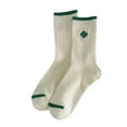 thumbnail image 1 of Gymayou Crew Socks for Women Cotton Casual Socks Cozy Comfort Seamless Socks Color #7, 1 of 3