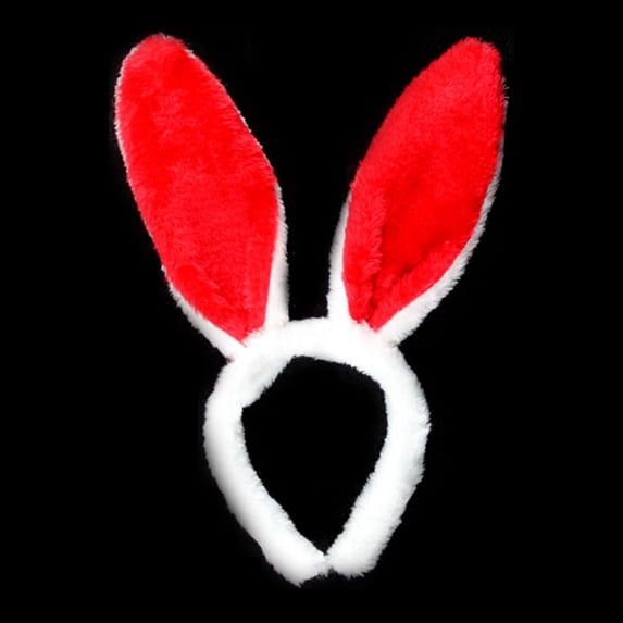 Gymayou Eeater Day Headbands Cute Bunny Headbands Holiday Party Gift Easter Hair Hoop Red