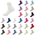 thumbnail image 1 of Gymayou Fuzzy Fluffy Warm Cozy Slipper Socks for Men Women Soft Comfy Fleece Sleep Socks, 1 of 3