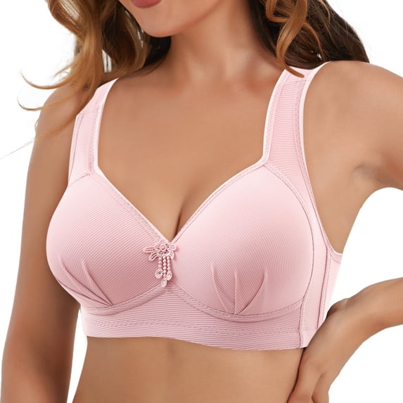 Gymayou High Support Bras for Women Adjustable Strap Full Coverage Bras Size 40