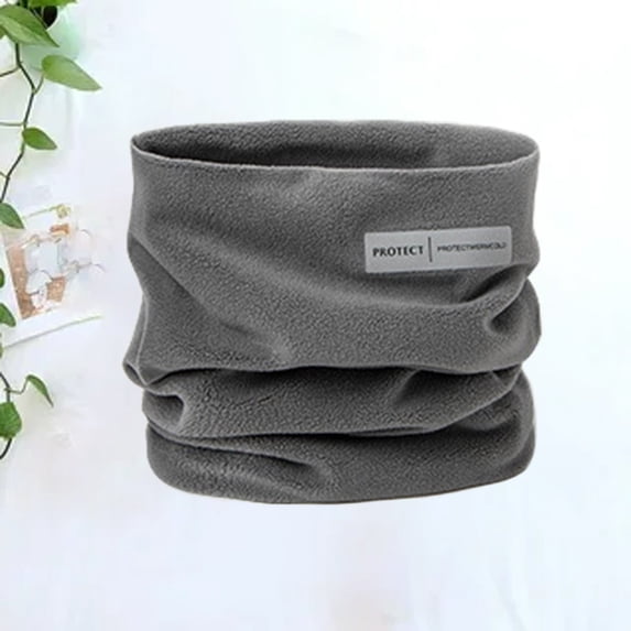 Gymayou Men Winter Thermal Neck Warmer Soft Fleece Windproof Neck Gaiter Multifunctional Outdoor Neck Cover Cold Weather Warm Neck Sleeve