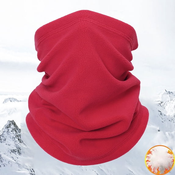 Gymayou Soft Fleece Neck Gaiter for Men Women Windproof Neck Warmer Outdoor Cycling Running Neck Wrap Balaclava