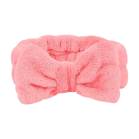 Gymayou Spa Headbands Makeup Bow Headband For Washing Face skincare headbands for women Watermelon Red