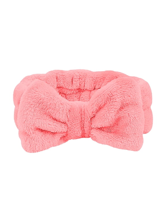 Spa Headbands Makeup Bow Headband For Washing Face skincare headbands for women Watermelon Red