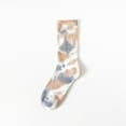 thumbnail image 1 of Gymayou Unisex Tie Dye Crew Socks For Women And Men Colorful Gradient Novelty Ribbed Socks Street Style Mid Calf Socks, 1 of 4