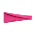 thumbnail image 1 of Gymayou Wide Sports Headbands for Women & Men Non-Slip Sweat Wicking Elastic Hair Bands Hot Pink, 1 of 2