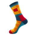 thumbnail image 1 of Gymayou Women Printed Crew Socks All‑Season Cotton Casual Socks Colorful Graphic Home Sport Socks Multicolor #5 One Size, 1 of 2